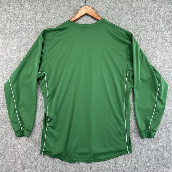 DA Lacrosse New Balance Shirt‎ Mens XL Green Long Sleeve Jersey Top Vtg Made USA - Picture 7 of 7